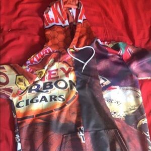 Honey bourbon backwoods hoodie